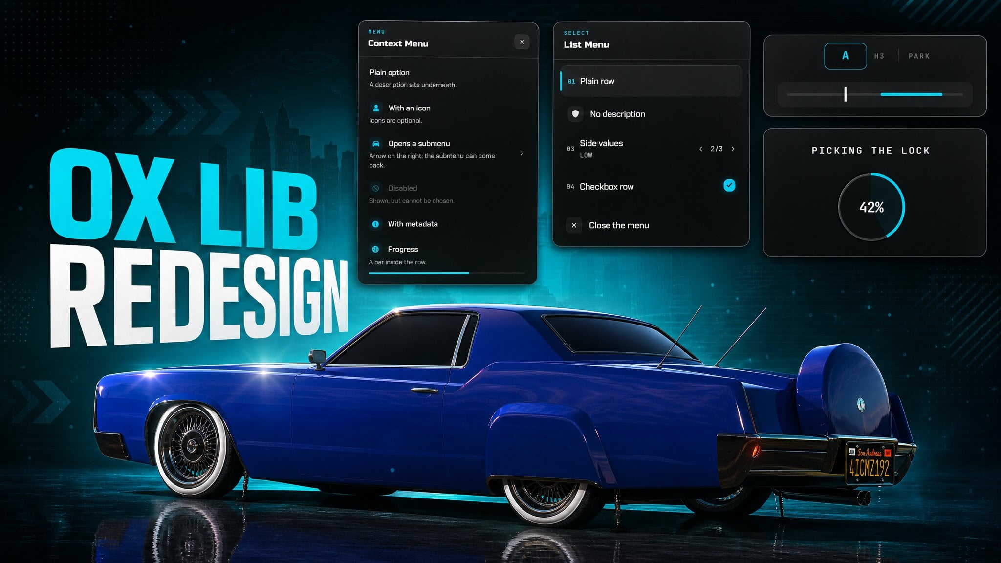 OX Lib Redesign - Complete Overhaul