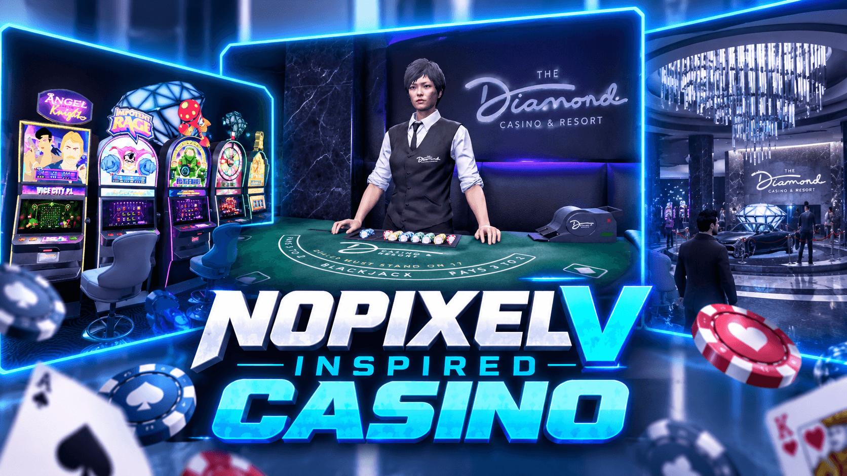 NoPixel V Inspired Casino | Slots, Blackjack & Roulette With Real Dealers