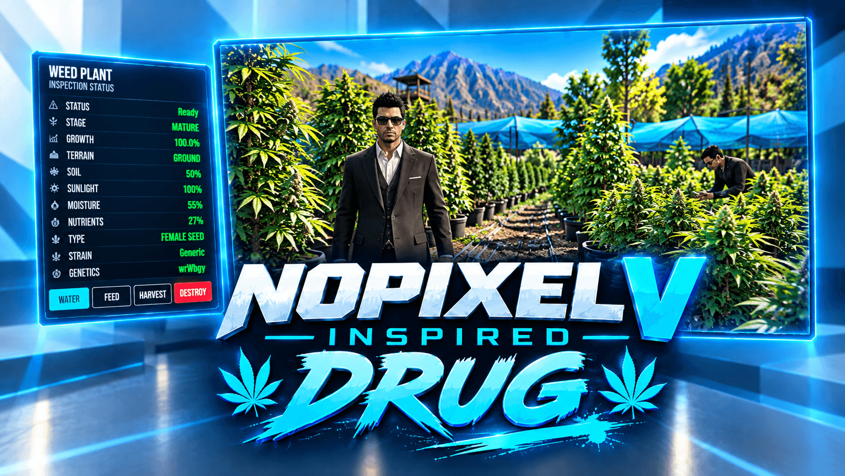 NoPixel V Inspired Drugs | Grow, Breed, Cook & Corner Sell